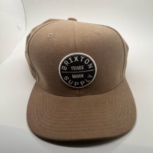 Brixton Brown Logo Cap